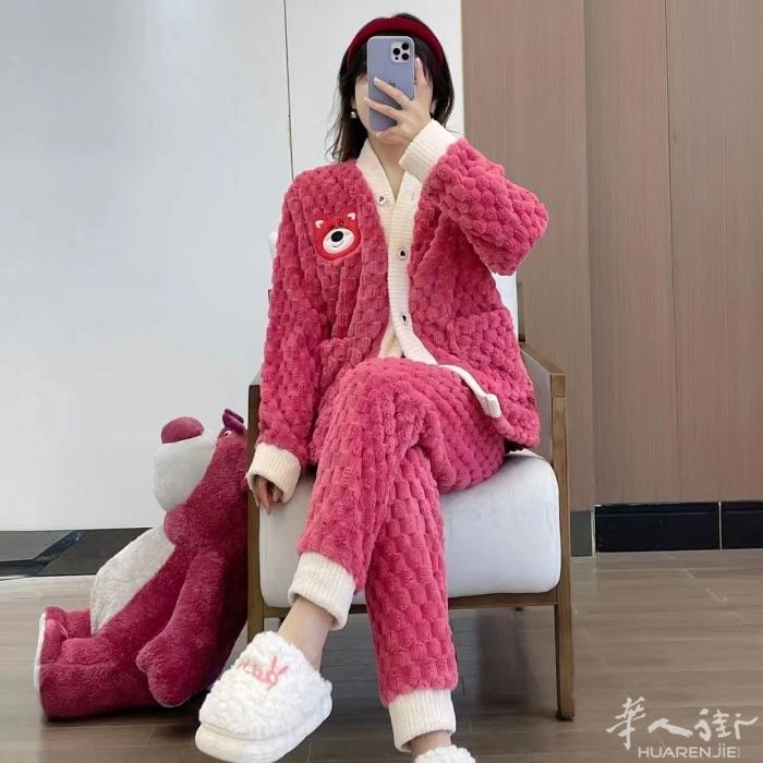 加绒睡衣 特价25 2套45 需要加微信0749412594或扫二维码