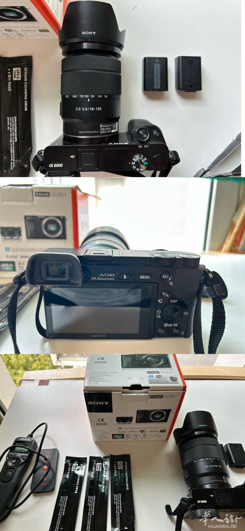 出索尼微单a6000+镜头18-135。毕业回国，
