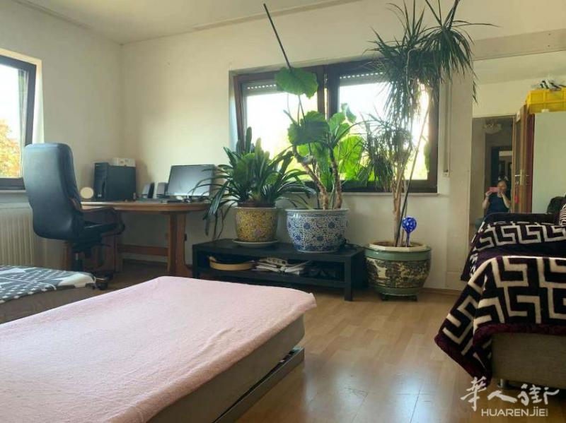 法兰克福12公里， 3人WG， 拎包住入，
可An