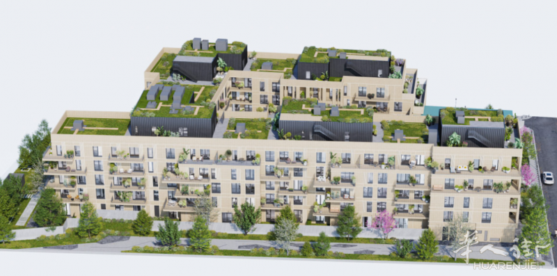 Aubervilliers市中心新房地铁房，地铁12号线和15号线350米