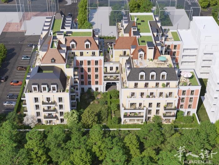 🏠大巴黎93省花园城市Le blanc mesnil 市中心洋房  ✨市政中心
