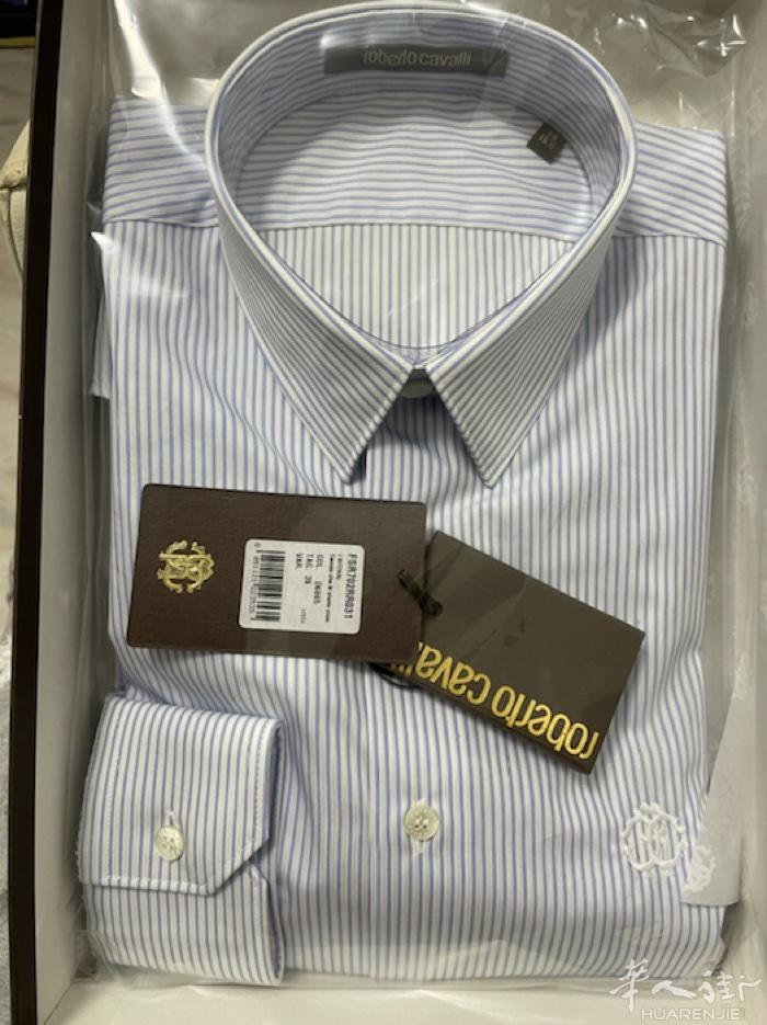 出全新39码Roberto cavalli长袖衬衫50欧 firenze、pra