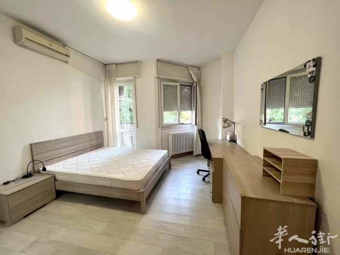 微信milanzufang001 随时起租单间，方便naba和brera，有空调