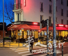 St-Ouen地铁St-Ouen(14号/RER)与地铁Garibaldi (13h号)之间六叉路口拐角带住家酒吧餐馆(有大烟囱)拍卖 –适合熟悉这个区域的老板
