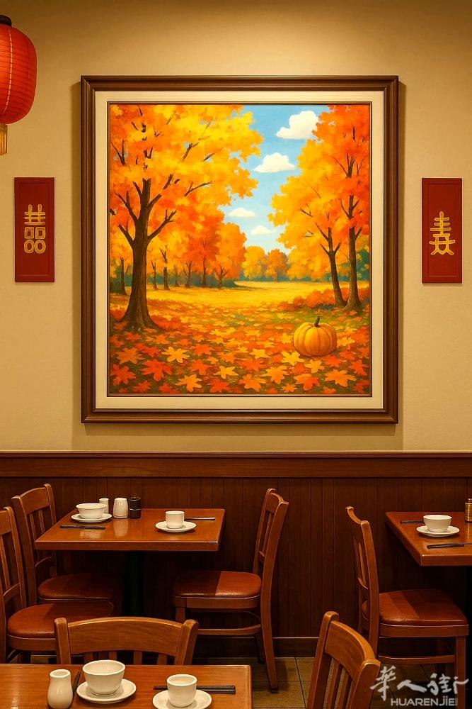 王师傅画店出售餐馆装饰画。联系微信A3347706577
