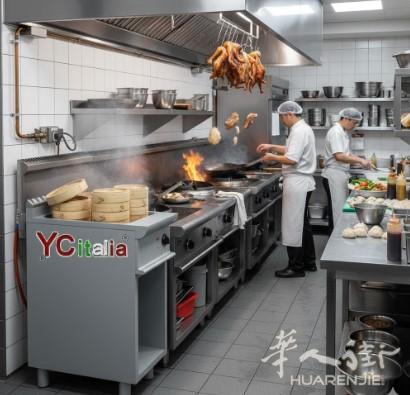 【专业点心蒸柜】40x70 开放式电蒸锅 – 稳定高效，中餐馆首选！