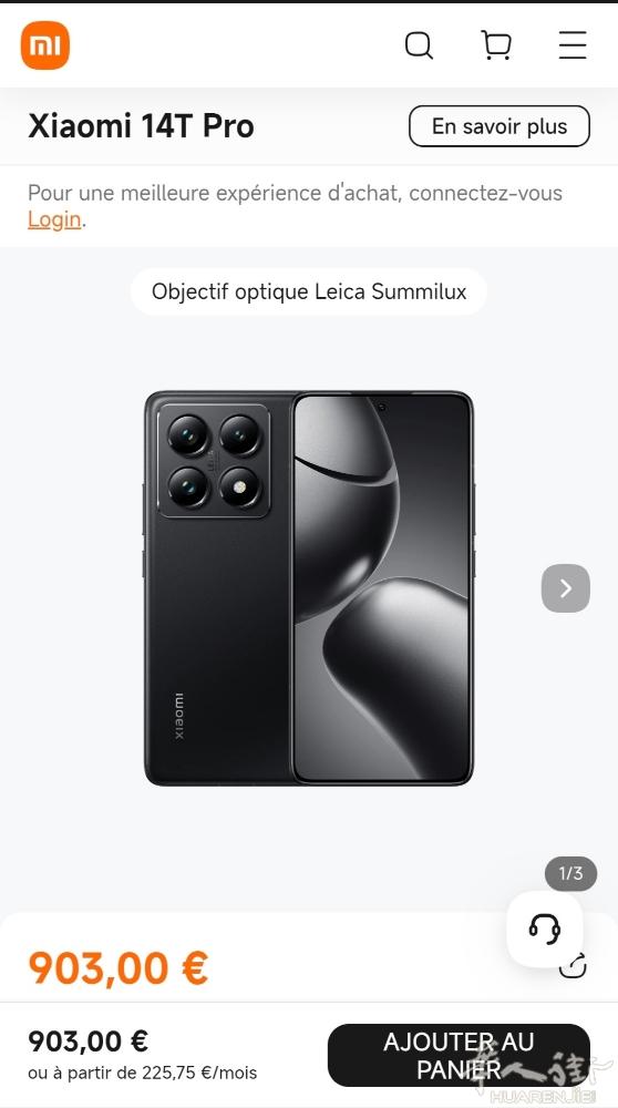 Xiaomi 14t pro 12+256GB 450€，12+512GB 48