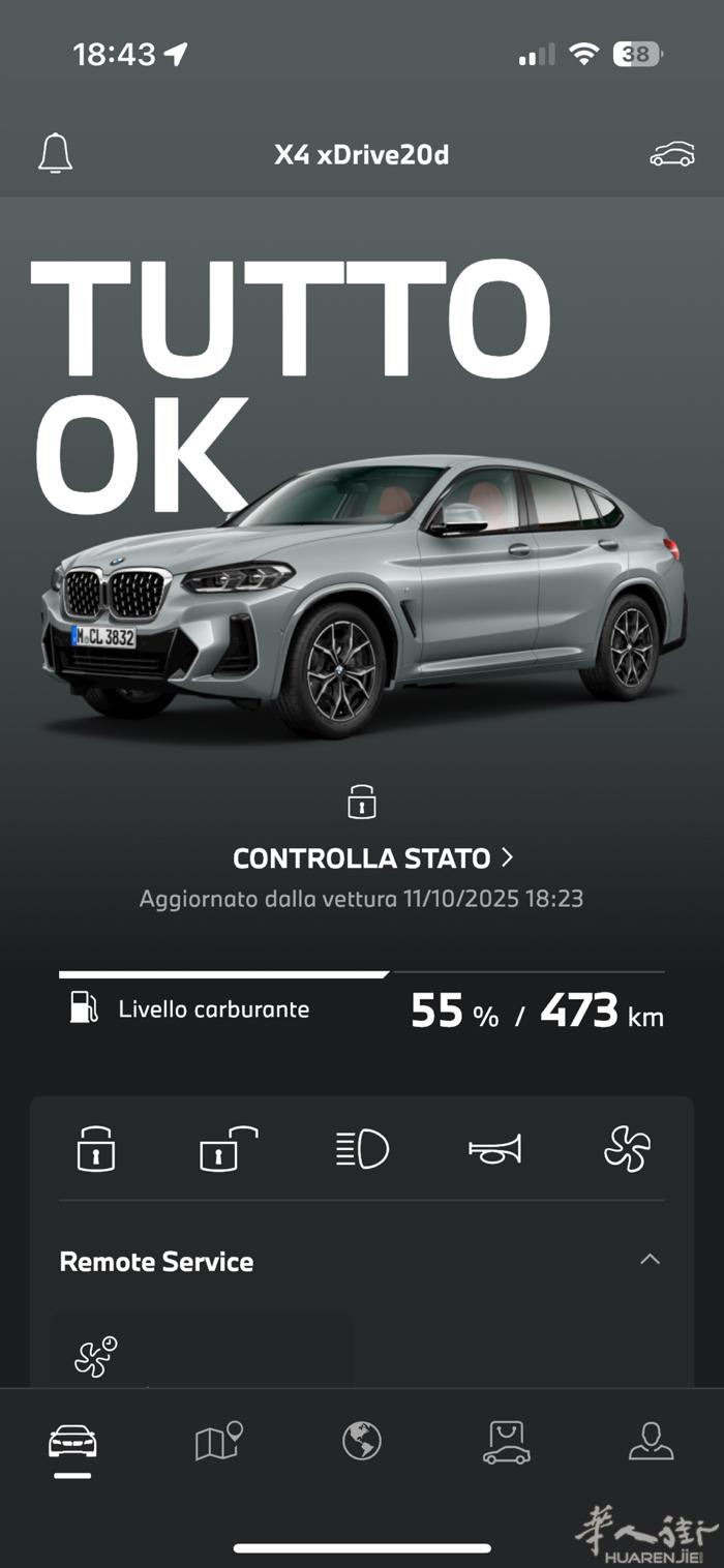 宝马X4 Msport， 48000km ，2023年4月上牌
