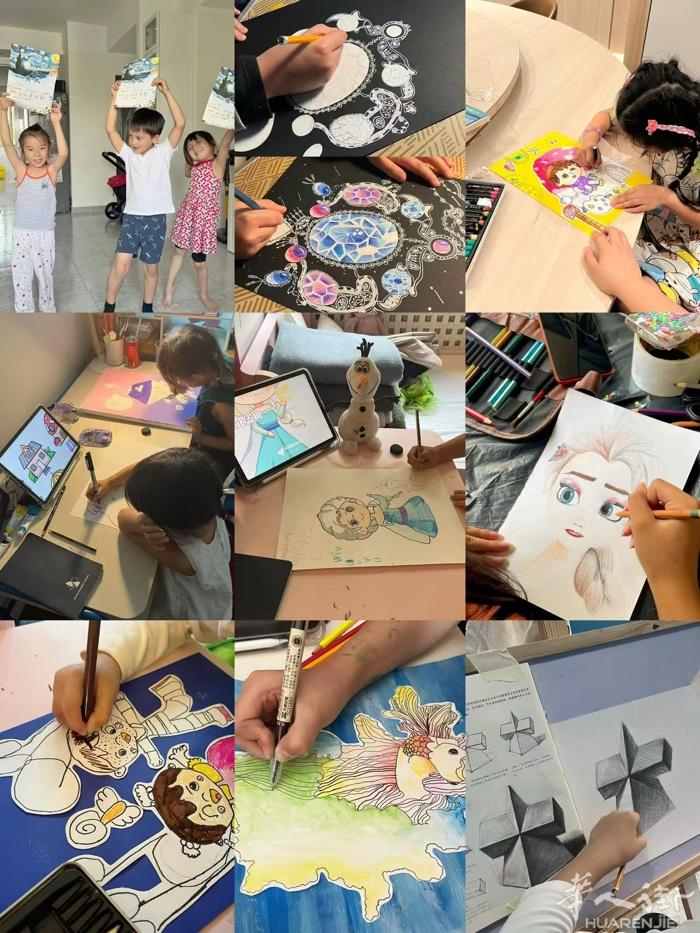 意大利都灵家教美术课，都灵上门家教美术课！ ⑤学画画的快来哦 中国4年经验创意美