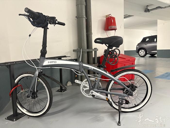 德国HITO22寸折叠自行车451轮超轻亲子变速单车成人可放后备箱 95成新，非