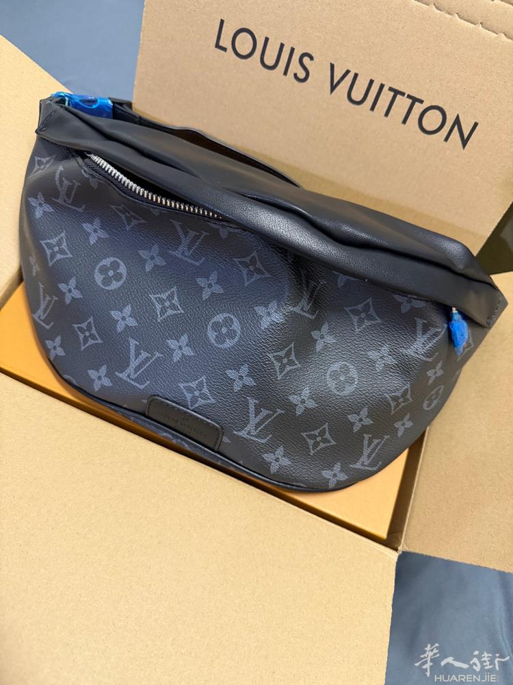 LV 黑色老花男士腰包！全新带盒！小巴黎 belleville现货实拍📷！月底