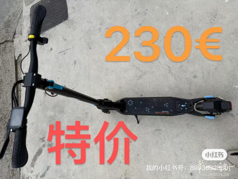 电动滑板车巴黎现货打特价，自取还有优惠20欧，送货上门加运费，230和269的都