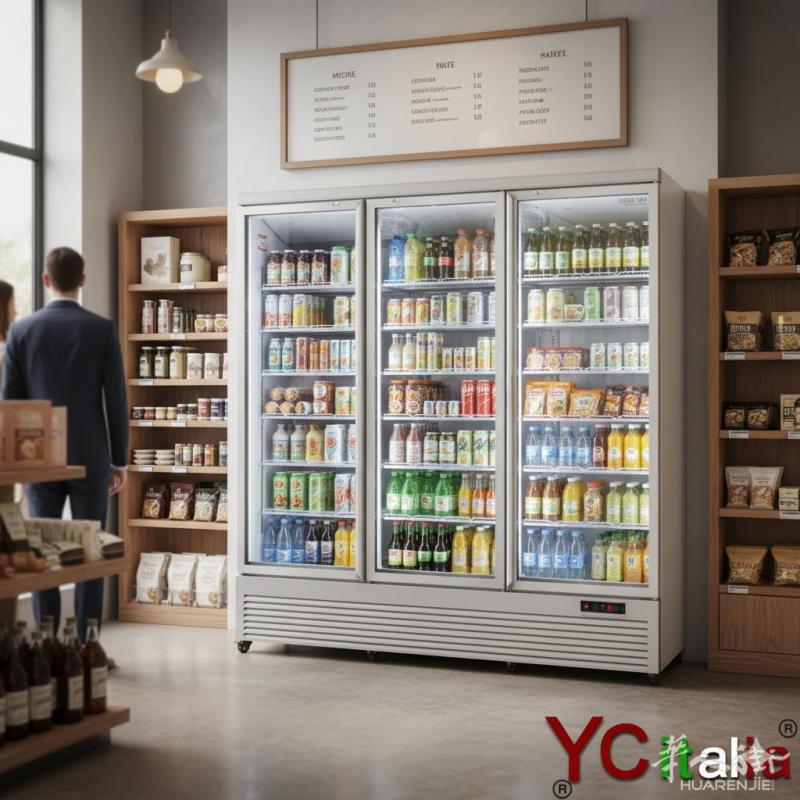 【YC Italia 意大利原装进口】三门立式冷藏展示柜 – 饮品保鲜，高效展示！