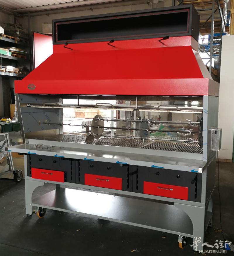 YC Italia “烈焰红”专业燃木烤炉 (Griglia Vulcano Rosso)：原汁原味的意式烤肉艺术！