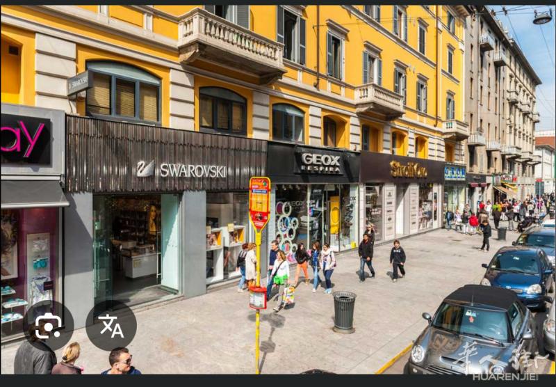 piazza Loteto步行街正街店面25 平方米，月租金3500 +杂费！适