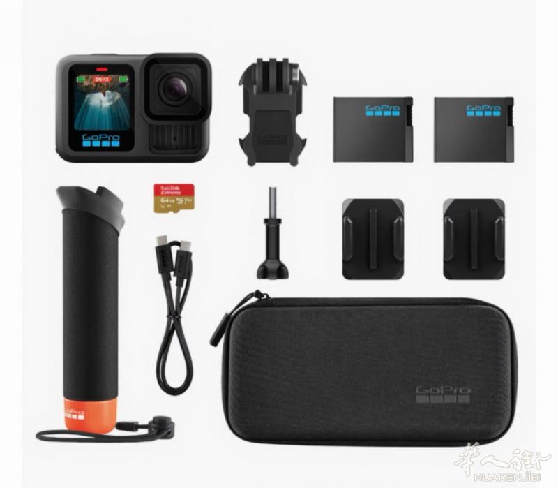 全新未拆封 GoPro HER013 Black 运动相机＋配件套装