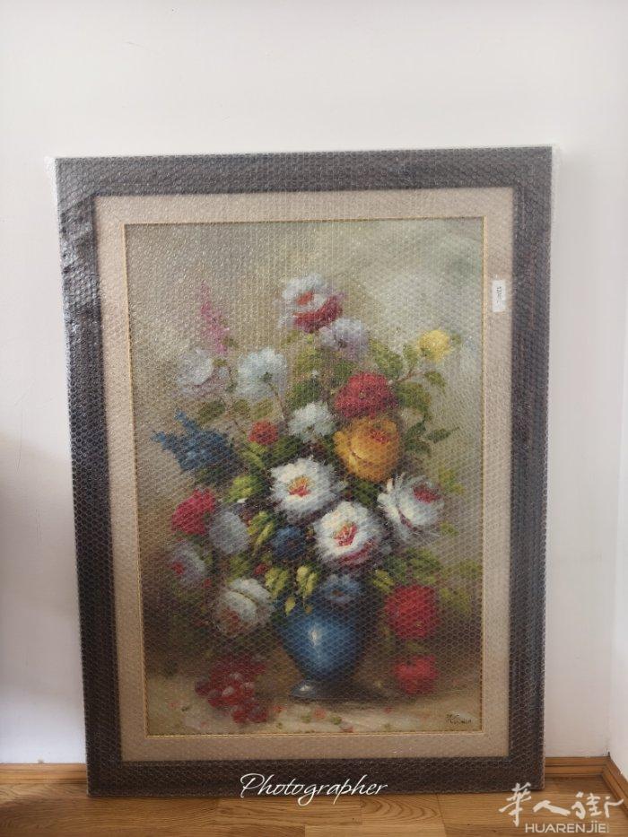 出油画，每幅95欧，打包可优惠。
