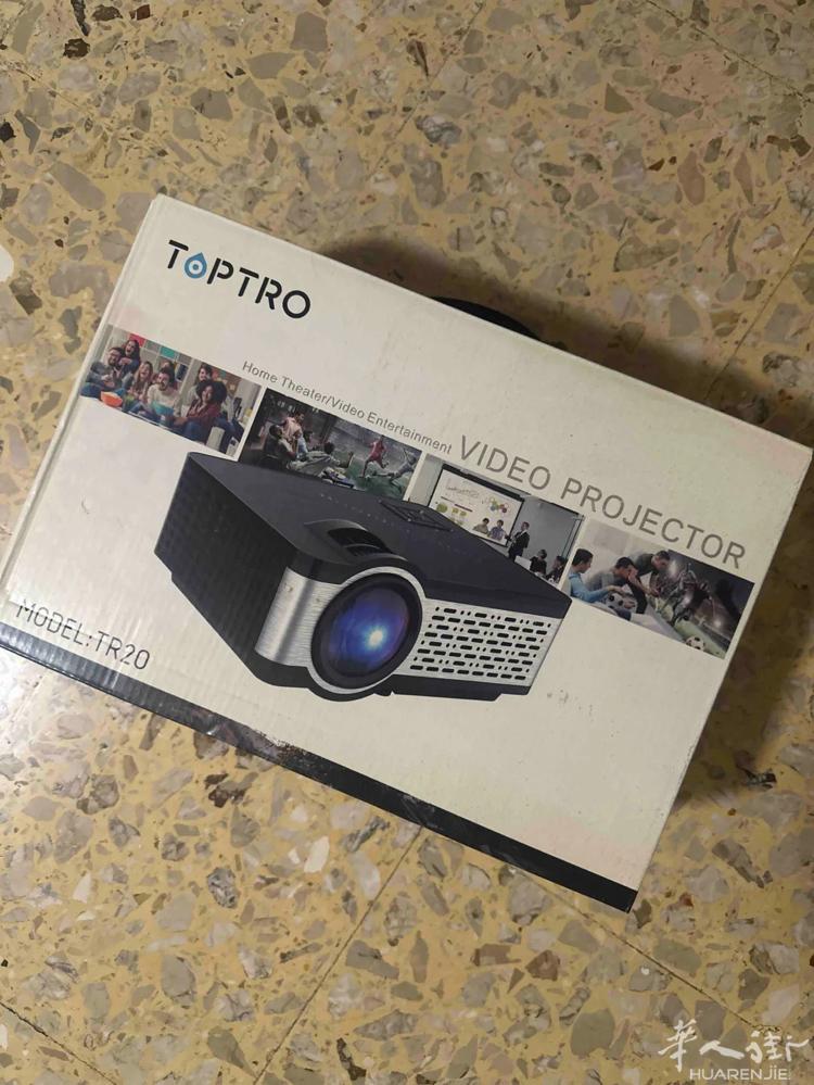 出TOPTRO-TR20 投影仪 9.9全新 #宿舍投影仪 #客厅投影仪 #投影