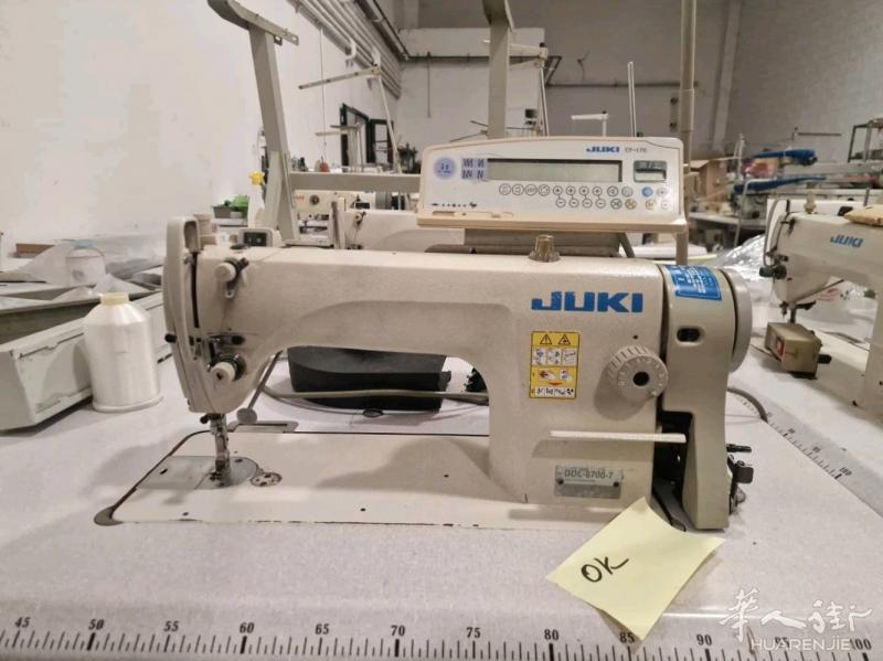 王师傅缝纫机店出售二手平车，juki 8700。联系电话3332662792,