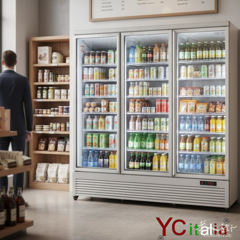 🥤🍎 豪华三门立式冷藏展示柜 (约 1600 升) 🍎🥤