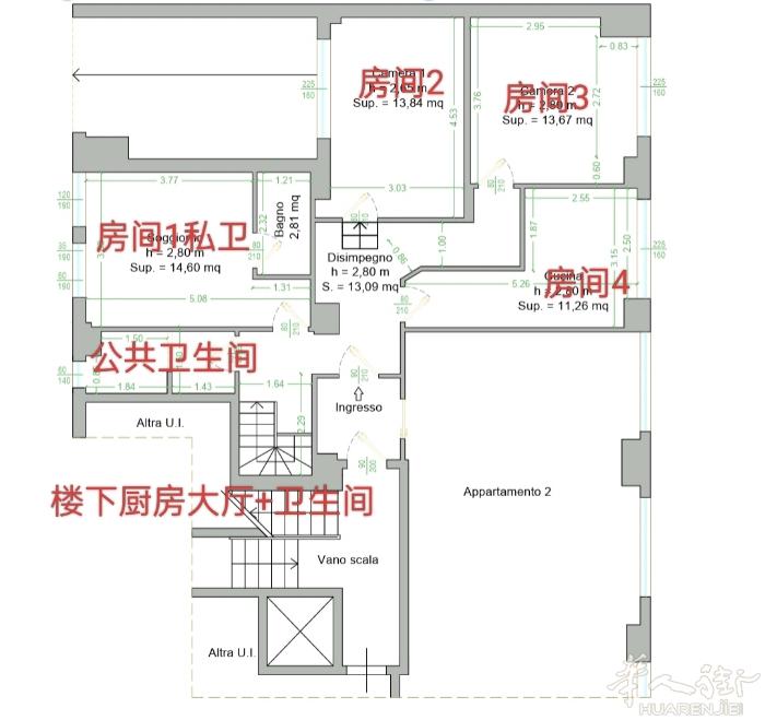 新动态！ 房东直租！可以单间租，先到先选！ 米兰黄线 Affori Fn 地铁口