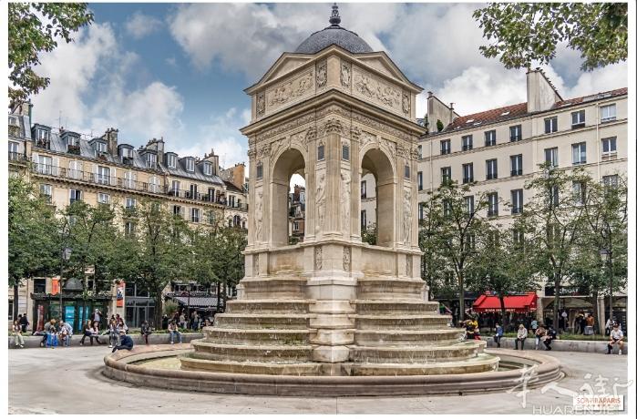 Châtelet 喷泉⛲广场4号酒牌大餐厅带住家和办公室转让