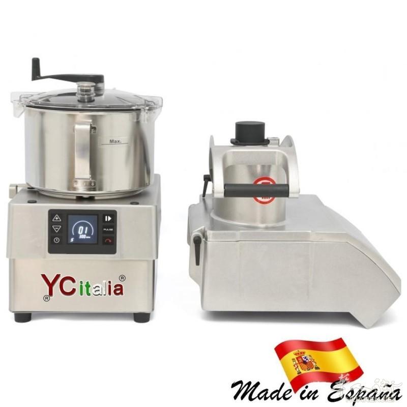 ⚡️ 效率翻倍！CK-35V 顶级组合机：切菜 (450kg/h) + 5.5L 搅拌，一机多用！
