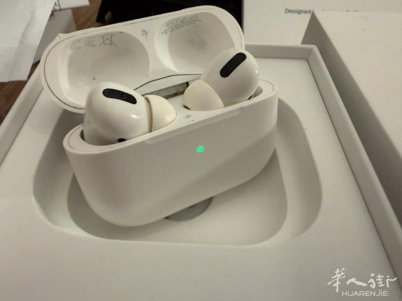 出airpods pro一代，带原装充电线，耳机套，盒子和票 vx：MZhou_