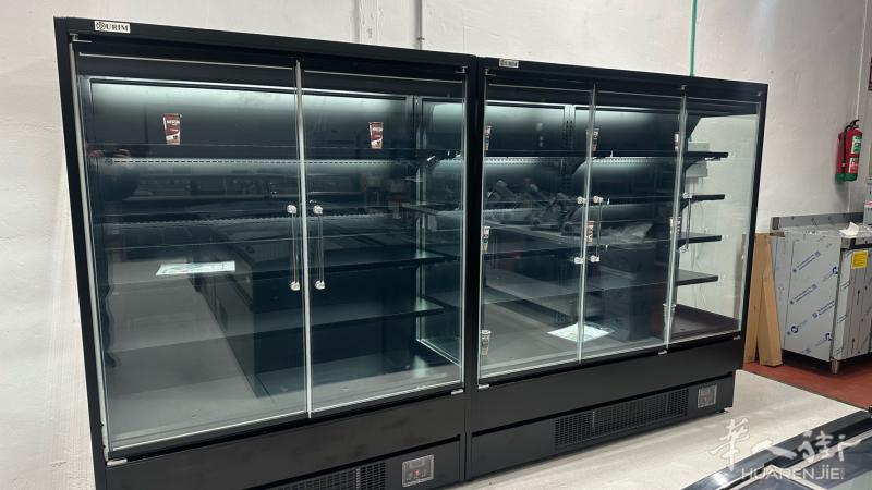 全新商超设备 风幕柜 雪糕柜 岛柜 冷藏熟食柜 冷饮柜  西班牙 内陆免费送货上