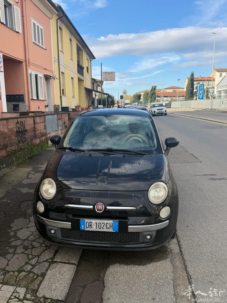 pisa empoli周边出二手fiat500两门 自动挡 有carplay 和