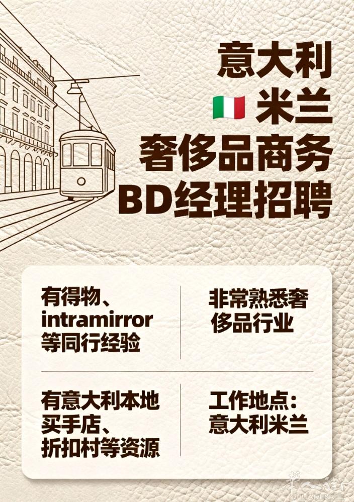米兰 商务BD招聘