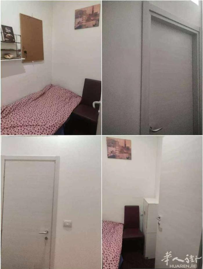 13欧小单间M2Lambrate.81路两站楼下住房4房最多住满5人少少