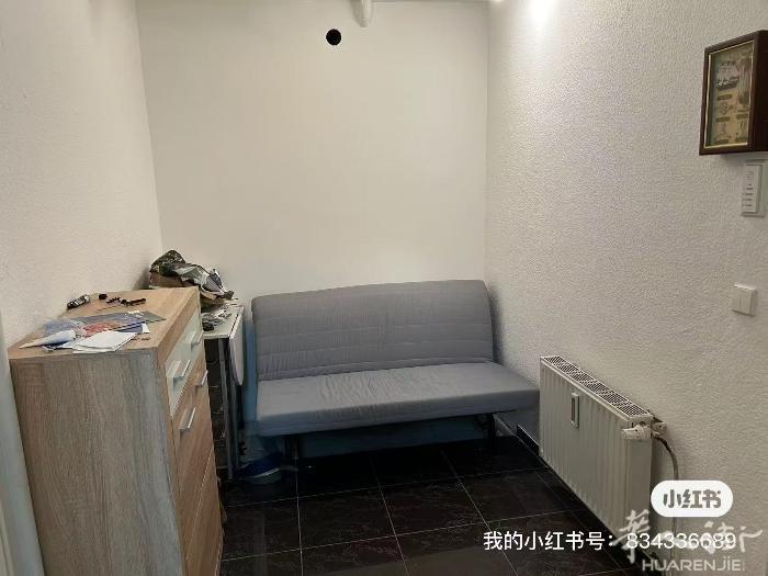 慕尼黑客厅沙发床出租 共用厨房、卫生间、浴室和花园 20欧/天
