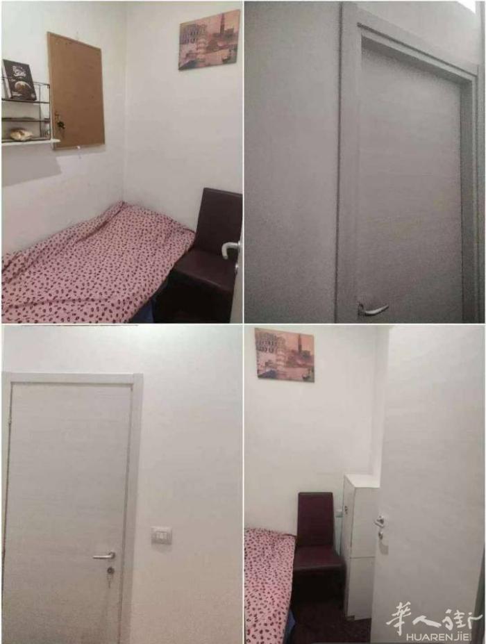 13欧小单间M2Lambrate.81路两站楼下住房4房最多住满5人少安