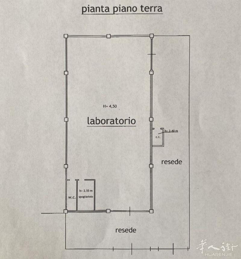 Prato在poggio a caiano 工厂出租 310 平方米 房租 20