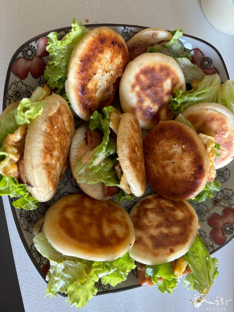 鸡柳，火腿加饼🫓，鸡蛋灌饼早餐，i olo，tavolo早晨可带