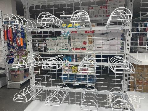 仓库区出挂钩横梁3个配卡方盘架白色 12个