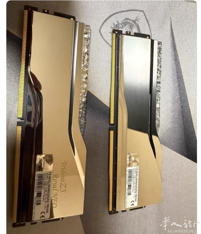 芝奇皇家戟 6000c28 32x2 64g内存条ddr5特挑adie划重点，