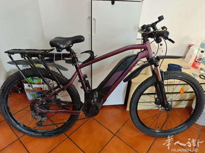 出售个人闲置Rockrider E-ST 500电动山地自行车。 续航： 使用4