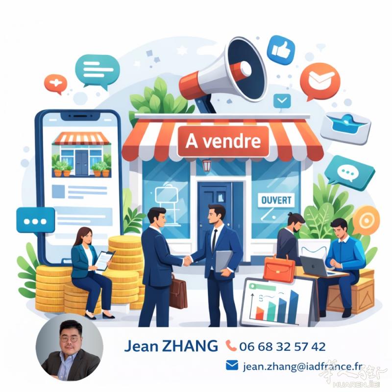 Poissy 市中心 · 主力步行街餐饮餐馆转让 · 全天候高人流‼️  热