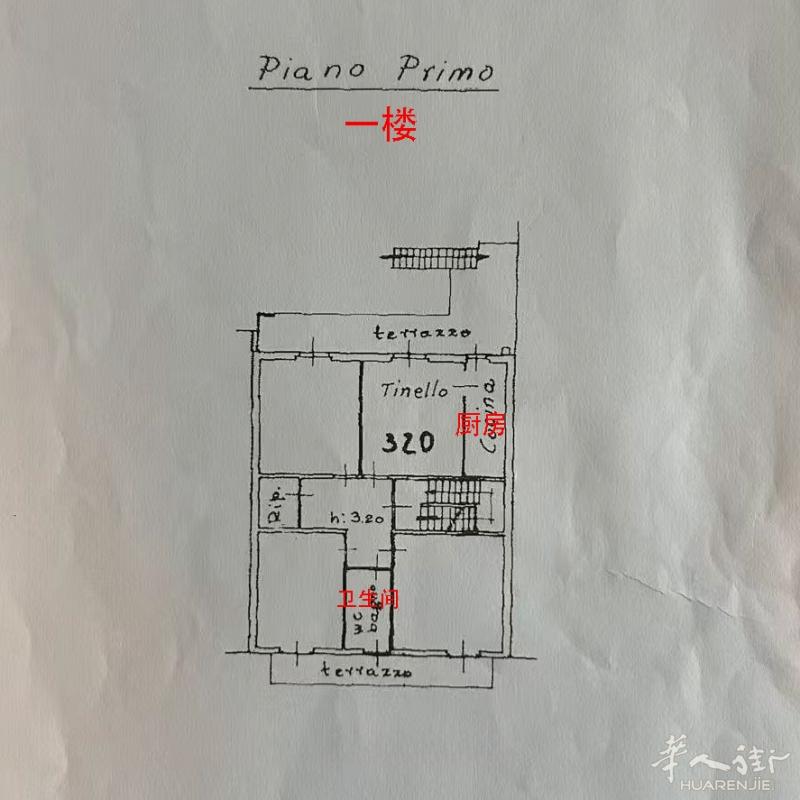 Prato市narnali区现出售两套公寓套房，上下两层