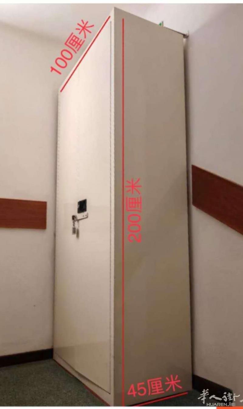 便宜出2个带锁铁皮柜状态良好无锈无划痕