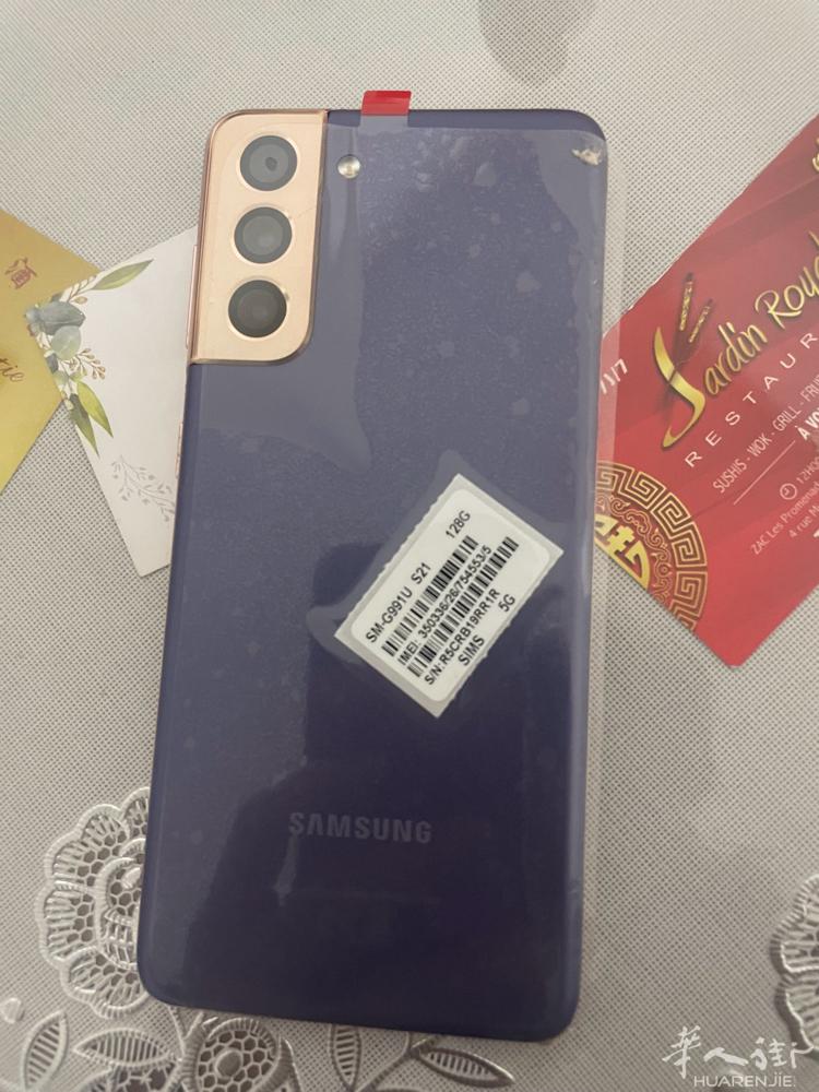 现在三星手机21s 128 5 G全新的有需要请联系0695324899