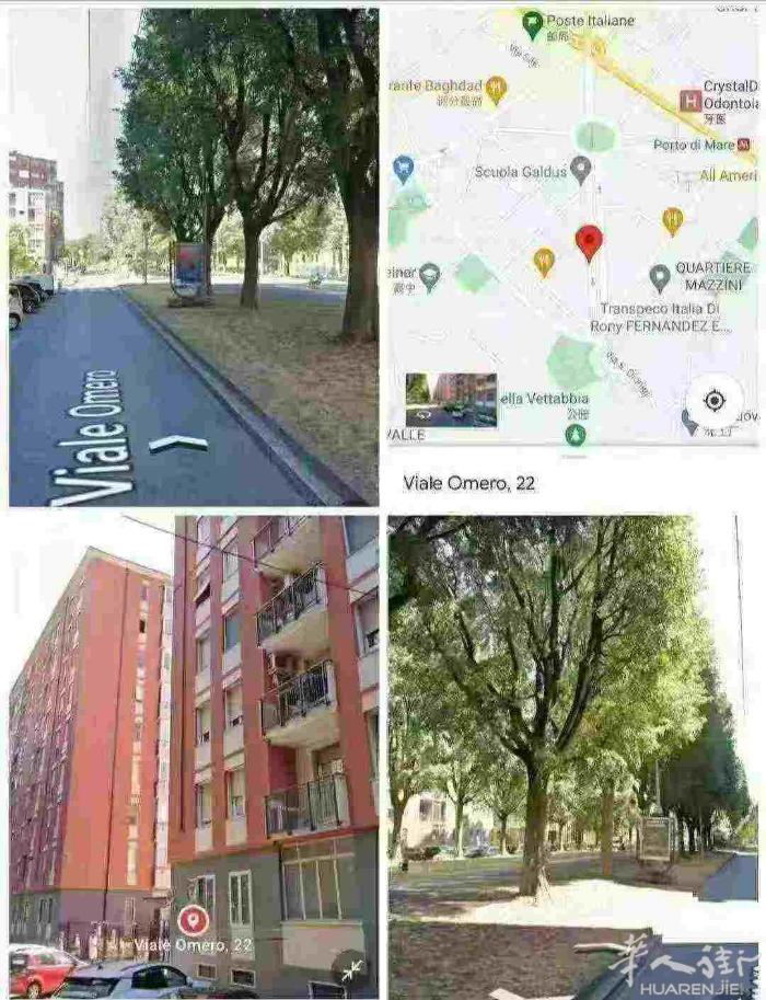15欧小阳台单间近M3 Corvetto座93路两站住家楼下，意大利小区