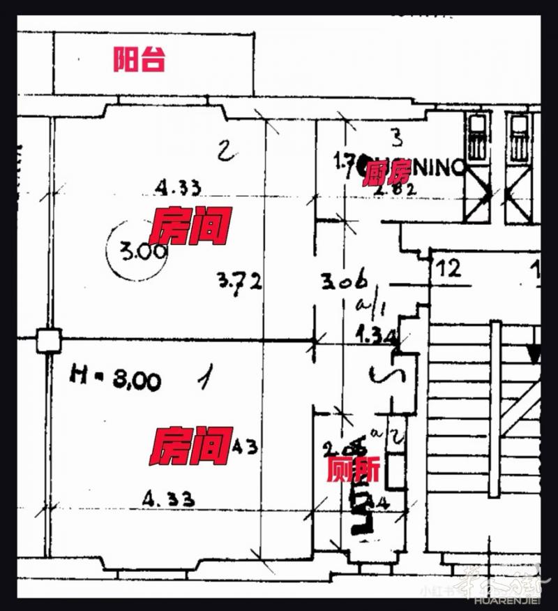 【出租】蓝线segneri  区域 2️⃣室整租 地址：Via giambell