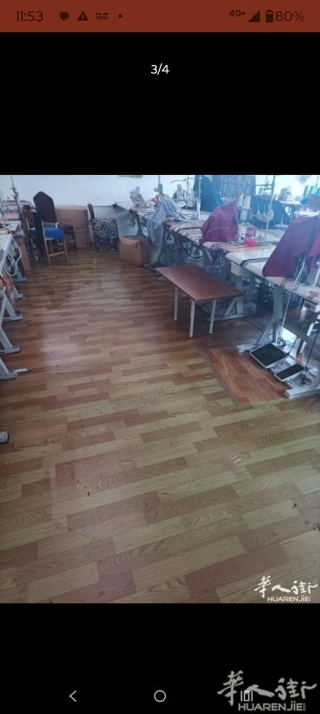 工场在1.6米桥洞附近1招一组棉毛搭铺,没有住家,工场空气好  ，四面有窗，有厨