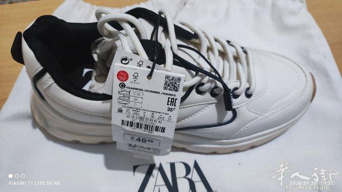 没穿过，九成新，号码38，ZARA，现价10,🈶意者自提WX：qiao8311