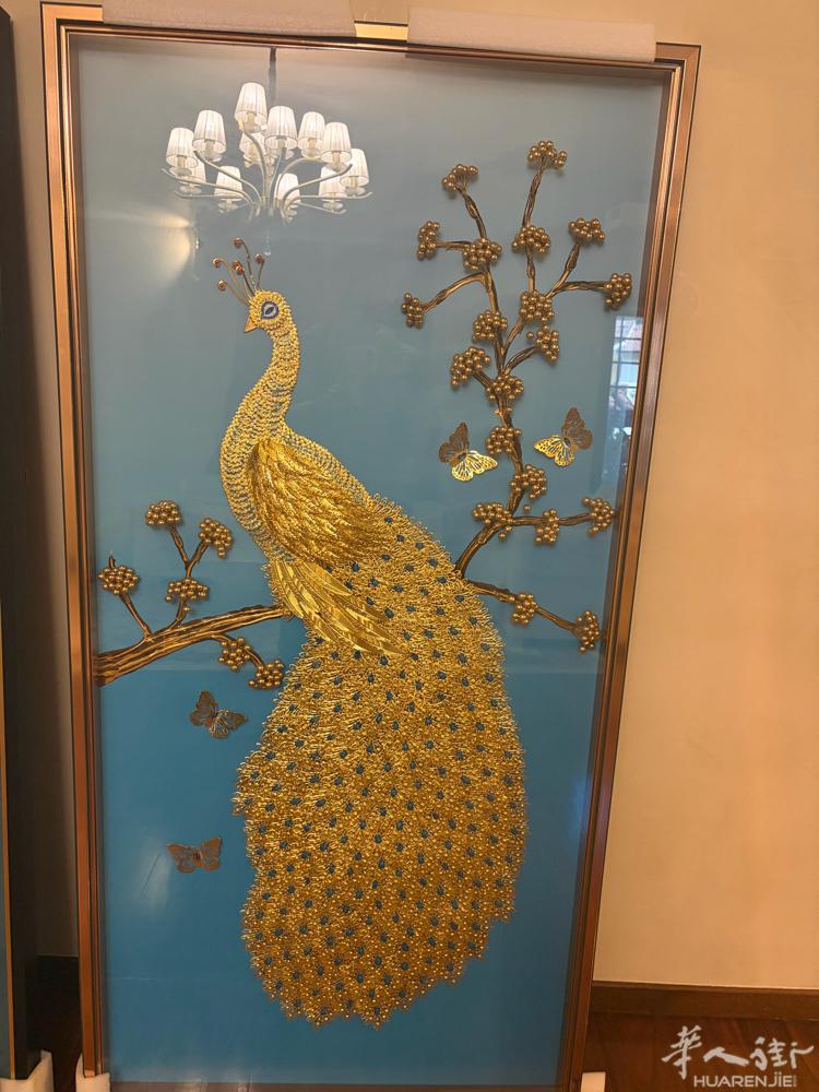 出售全新高档纯手工定制的挂画160x80,适合别墅或大平层住宅，非诚勿扰，电话3