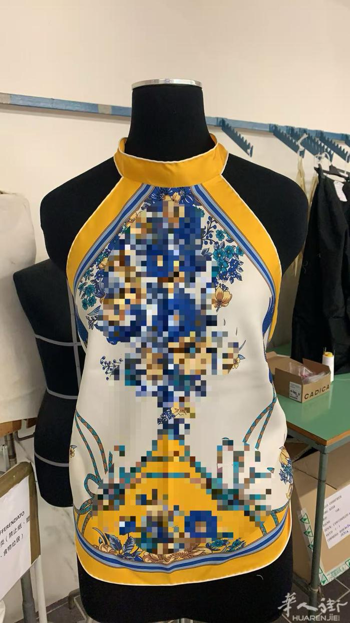 细货 丝绸肚兜、丝绸衬衫。 招数名车工。  需要坐细货衣服的车工才能做的起来