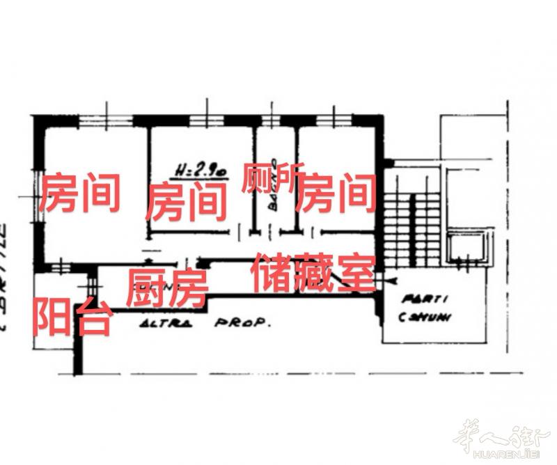 【出售】米兰黄线comasina地铁，两室一厅 联系微信：milanocasa1